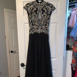 Black prom/pageant dress